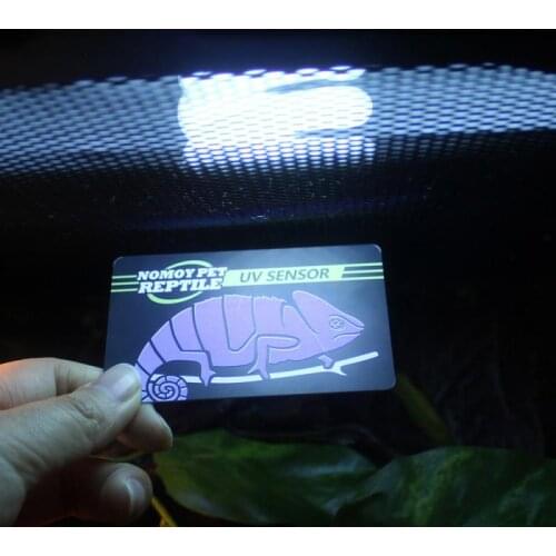 Reptiles Amphibiens UVB Light Lamp Bulb Test Card UV Tests Paper Tester Meter Pet Supplies Detection Of Crawler Pet Test Card