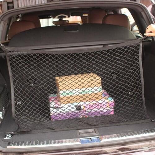 Car trunk net pocket Car luggage fixed net cover storage net elastic net cover nylon storage mesh bag car storage