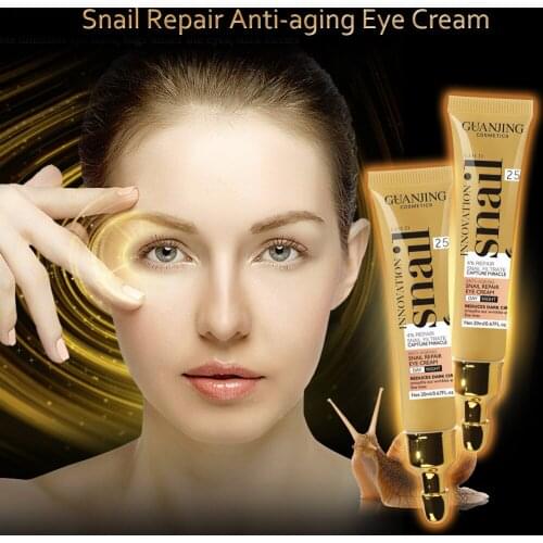 20ml Anti-Aging Snail Pepair Eye Cream Wrinkles Removed Moisturizing Smoothing Eye Skin Care Korean cosmetic