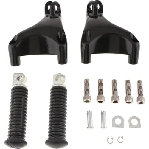 2Pcs Motorcycle Footrests Rear Sets Rearset Foot Pegs For Sportster