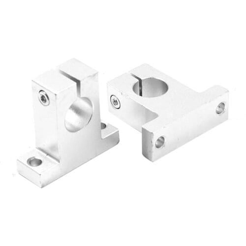 2 x SK16 16mm Linear Rail Shaft Guide Support for XYZ Table CNC
