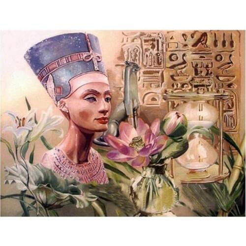 3d diy rhinestones Egyptian Queen diamond painting embroidery full square/round diamond mosaic home decoration JS4900