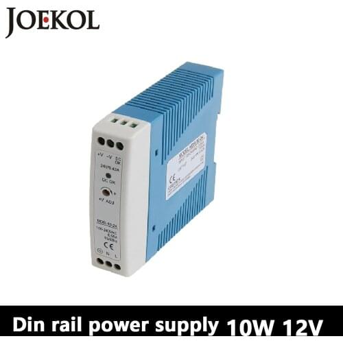 MDR-10 Din Rail Power Supply 10W 12V 0.84A,Switching Power Supply AC 110v/220v Transformer To DC 12v,ac dc converter