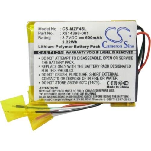 Cameron Sino 600mAh battery for MICROSOFT Zune 16GB 4G 8G Flash 4GB Flash 8GB HSA-00001 HSA-00003 HSA-00005 HSA-00026 HSA-00028