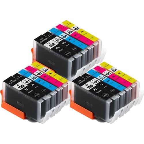 BLOOM PGI 150 CLI 151 compatible ink cartridge for canon PIXMA MG7510 IP7210 iP8710 MX721 Ix6810 Printer
