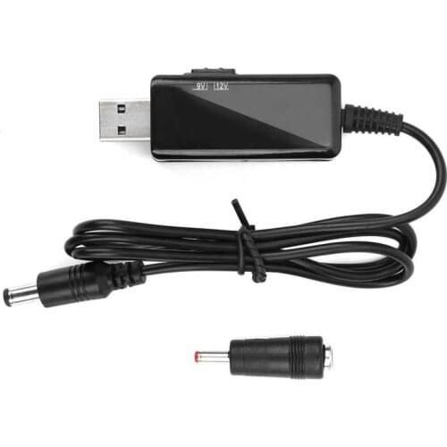 Switch Power Supply Module volt power supply USB to DC Cable Power Bank Router Cord 5V to 9V 12V Step‑Up Digital