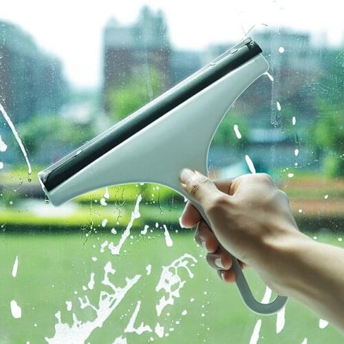 Useful Glass Window Wiper Soap Cleaner Squeegee Mirror Car Blade Brush Multifunctional Home Shower Bathroom Mirror Cleaning