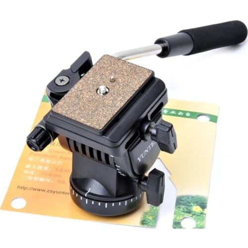Pro YT-950 Tripod Action Fluid Drag Head Video Camera For DSLR Shooting Filming