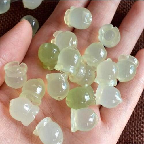 DIY fine jewelry jade green Cylindri Burma parts genuine hand goods every year more than manufacturers selling jade pendant
