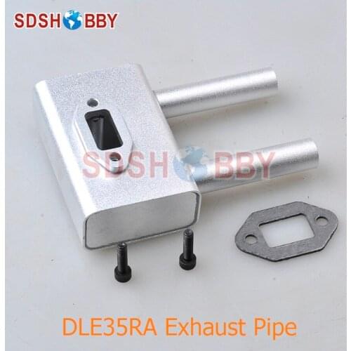 Aluminum Alloy Special Exhaust Pipe Muffler Canister for DLE35RA Engine
