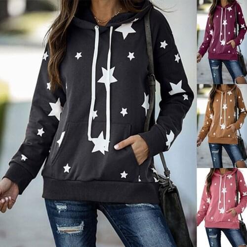 Harajuku Hoodies Pullover Women Friends Printed Sweatshirt Elegant Ladies Sport Hoodies Black Purple Casual Hoodies