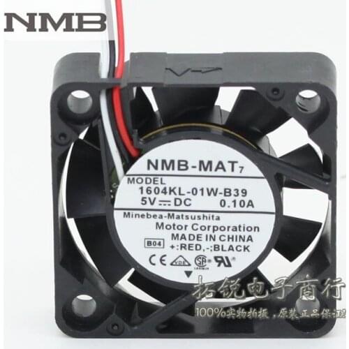 Original For NMB 1604KL-01W-B39 4CM 4010 DC 5V 0.10A notebook cooling fan