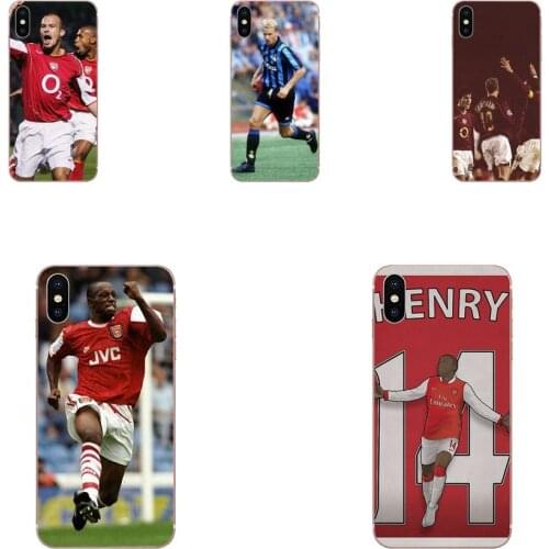 TPU Protective Skin For Huawei Honor 10 10i 20 20i 8S lite Y9 Prime Y7 2019 Y5 2018 p40 lite pro Therry Henry Dennis Bergkamp