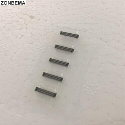 ZONBEMA 100pcs/lot Original New LCD Touch screen FPC Connector Port Plug on On Logic Board Mainboard for iPhone 6S Plus