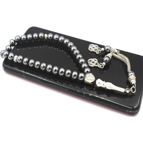 1PCS 8MM Round Beads Gallstone Type Middle Eastern Islam Muslim Tasby Handmade Rosary