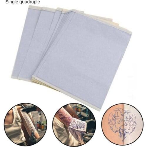 10pcs Tattoo Transfer Paper Spirit Master Tattoo Stencil Copier Carbon Thermal Paper Leaves For Tattoo Supply A4 paper size