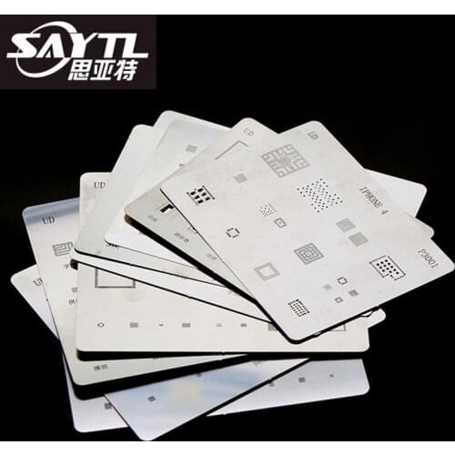 17PCS/lot BGA Reballing Stencil dedicate kit for iphone XS Max XR X 8 7 6s 6 plus SE 5S 4S 4 IC Chip Rework Repair Tools