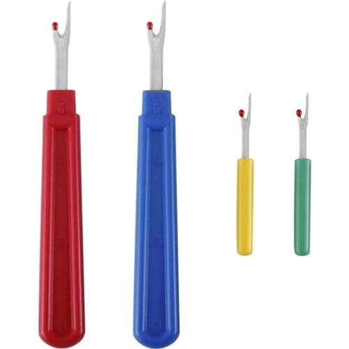 4pcs Plastic Handle Seam Ripper Stitch Unpicker for Cross Stith Embroidery Sewing Working