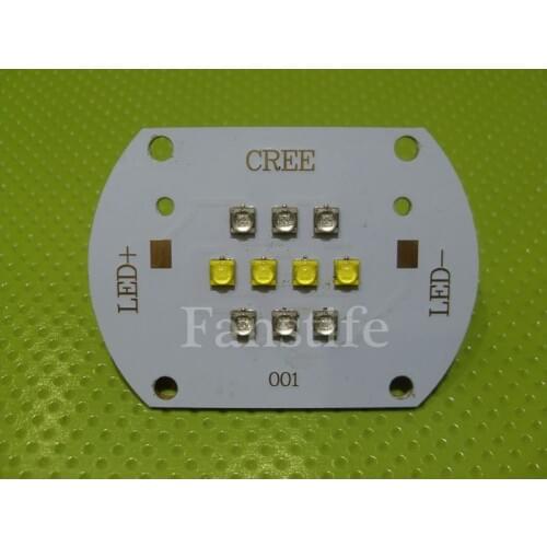 50w CREE XTE Cool White & Royal Blue Mixed Color Led on Copper PCB