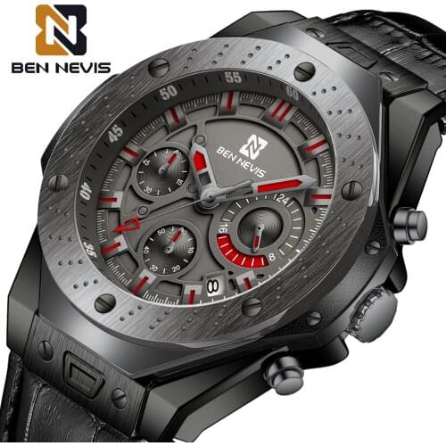 Fashion Date Quartz Mens Watches Top Brand Luxury Male Clock Chronograph Military Sport Men Wristwatch Hodinky Relogio Masculino