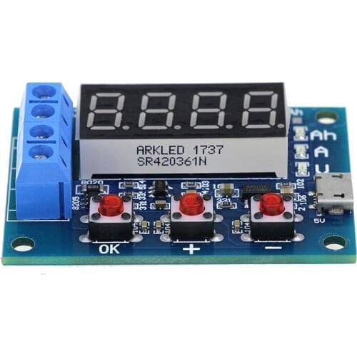 Digital Battery Capacity Tester 18650 Li-ion Lithium Lead-acid Battery Capacity Meter Discharge Tester Analyzer Module 1.2-12V