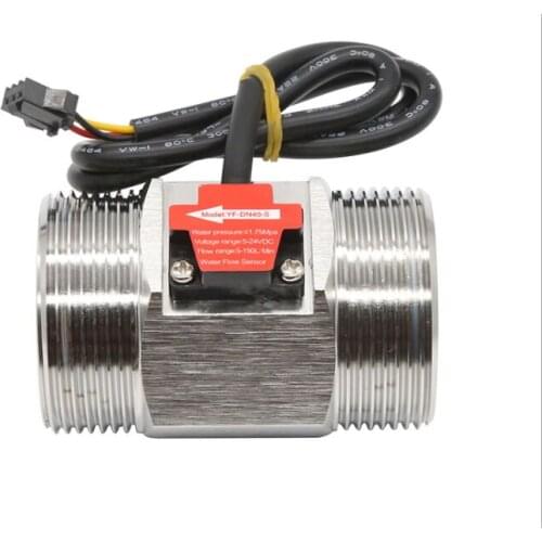 S304 2-150L/MIN DN40 Water Hall Turbine Flow Sensor Industry Meter 1.5"
