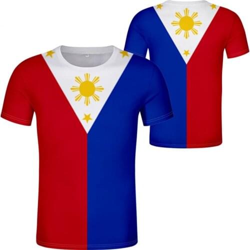 PHILIPPINES male youth boy diy free custom name phl t shirt nation flag ph republic pilipinas filipino print text photo clothes