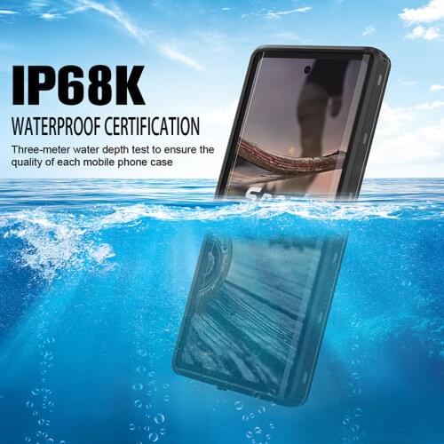 Real Waterproof Case For Samsung S20 S20 Ultra S10 S9 S8 Plus Diving Water Proof Stands Phone Case For Samsung Note 10 9