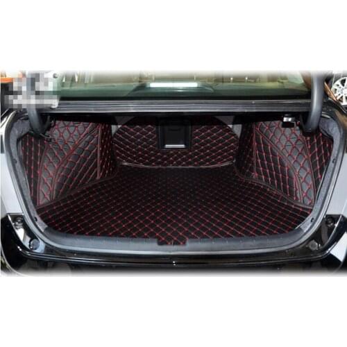 Best quality! Full set trunk mats for Honda Accord 2016-2008 wear-resisting cargo liner carpets for Accord 2015,Free shipping