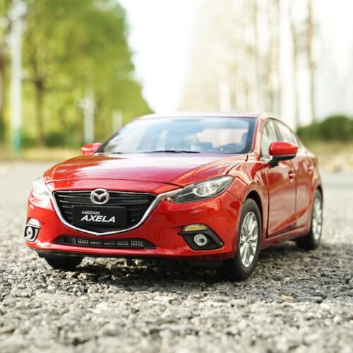 High Simulation Car Miniature 1:18 Changan MAZDA axela 2020 new MAZDA 3 aMetal Alloy Kids Toy Gift For Collection