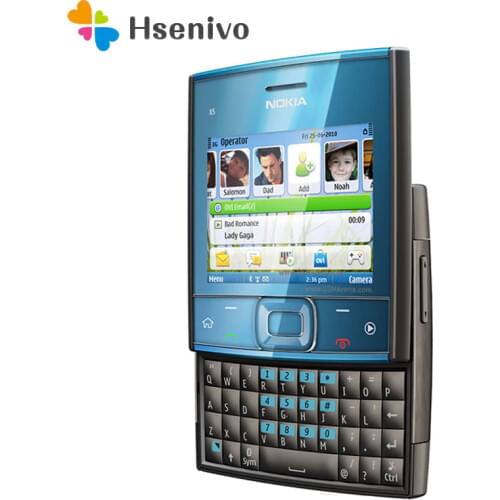 Nokia X5-00 Refurbished-Original Unlocked Slider Nokia X5-00 mobile phone GSM 900/1800 Dual Band Used conditions refurbished