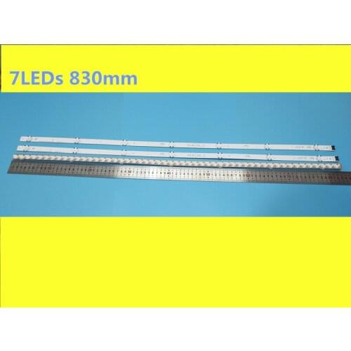 Nova 24 PCS 7 LEDs 830 milímetros tira conduzida luz de fundo para LG 43UK6300PLB 43UJ634V 43LJ61_FHD_L LC43490059A LC434
