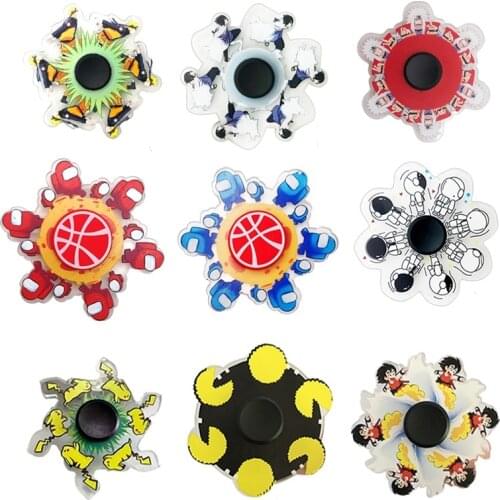 New Whirling Running Animation Fidget Spinner Cartoon Anime Running Dynamic Hand Spinner for Children Adult Stress Relief Toys