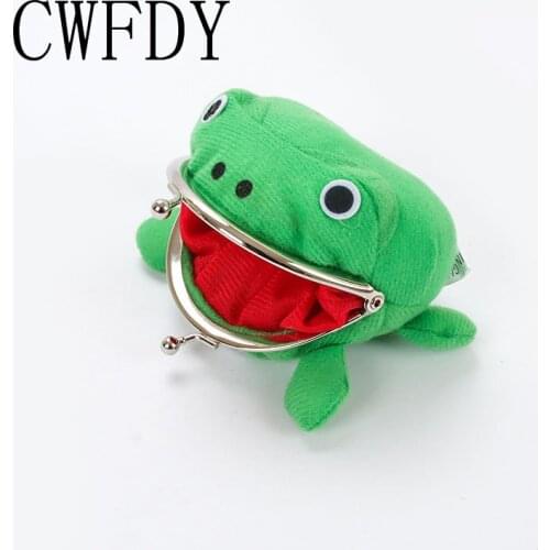 Japan Anime Naruto Frog Wallet Cartoon Wallet Coin Purse Manga Flannel Wallet Cute Purse Naruto Coin Bag Cute Animal Kids Gifts