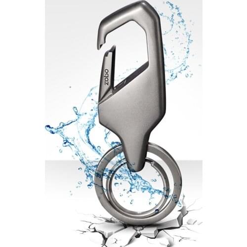 Stainless Steel Silver Car Key Chains Pendant High-end Business Keyrings for BMW F30 F32 E53 E34 Audi A3 A4 B6 Abarth Fiat 500