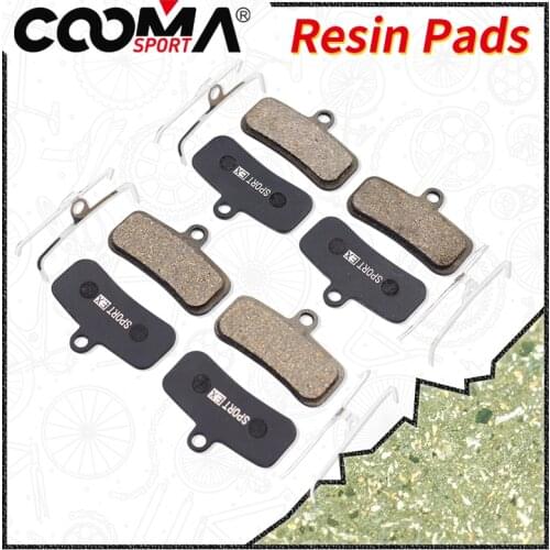Bicycle Brake Pads for SHIMANO XT M9020/M8020/Zee/Saint/M640/M800/M810/M820/M520/M420 Disc Brake, 4 Pairs, Black Class Resin