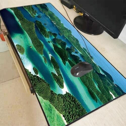 XGZ Stone Sea Landscape Super Large 900x40/600x300mm Rubber Waterproof Mouse Pad Computer Game Tablet Mousepad with Edge Locking
