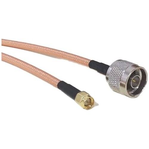 1PC High quality low-attenuation N Male Plug Switch SMA Male Plug RF cable RG142 50CM/100CM Adapter