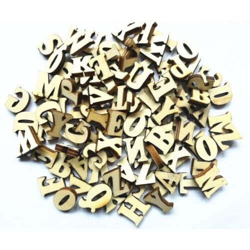182pcs is 7 lot x 26pcs English letters Home Decor Decoration Wood Wooden Letters Alphabet Wedding party Birthday diy Craft