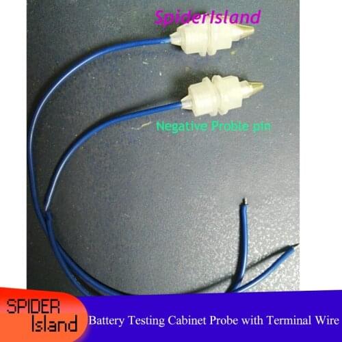 4pcs New 8 PCT Negative Battery Test Wire Fixture 18650 Dividing Cabinet Thimble Alkali Anti-corrosion Battery Terminal Cable