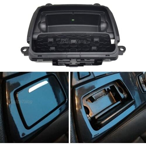 Car Ashtrays ABS Center Console Ashtray Assembly Box For Bmw 5 Series F10 F11 F18 2010-2017 New Black Plastic 51169206347