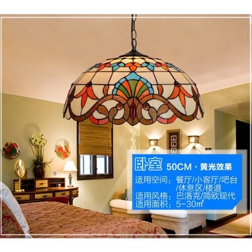 Free Shipping European style Tiffany Pendant Lights Pendant Lamps Dining Room for home Indoor Lighting Fixture