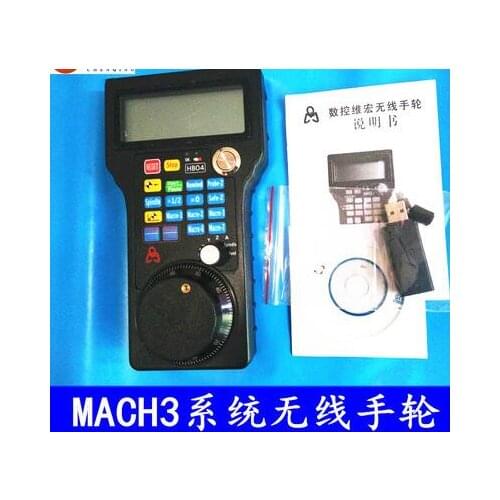 Free Shipping, New Wireless USB MPG Pendant Handwheel Mach3 For CNC Mac.Mach 3, 4 axis Controller