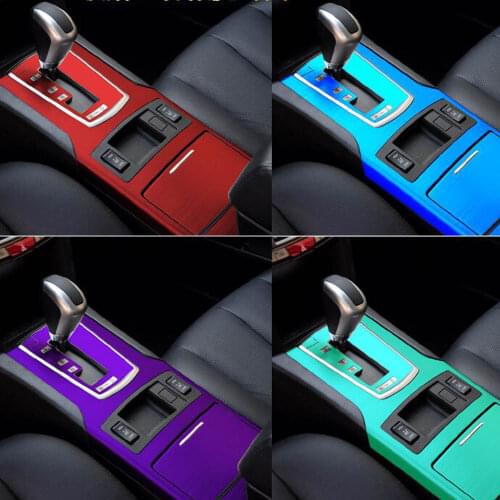 For Subaru Legacy Outback 2010-14 Interior Central Control Panel Door Handle Carbon Fiber Stickers Decals Car styling Accessorie