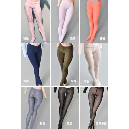 1/6 Scale Elastic Tight Leggings Model for 12" Female Body Action Figure