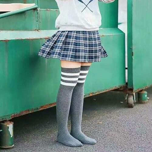 Over Knee High Socks Casual Socks for Girls Student Womens 1 pair Sports Long Knee Socks Womens Stockings Thigh High Stockings