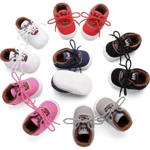 Classic Canvas Baby Shoes First Walker Newborn Toddler Shoes Baby Boys Girls Shoes Cotton Leisure Shoes Baby Girl Sneaker