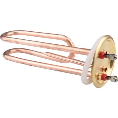 Isuotuo Red Copper Electric Heating Element for water tank,220V 3KW Heater,88mm Cap Water Heater Tube