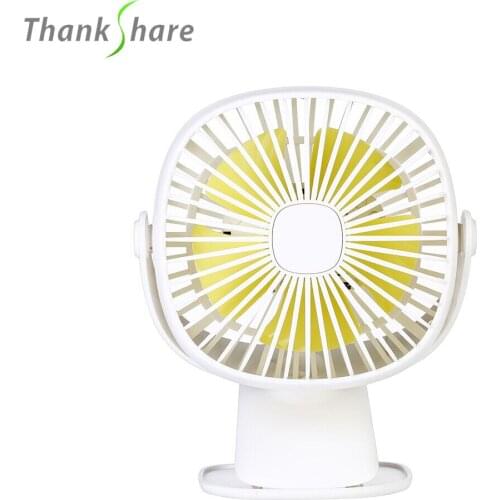 Mini USB Rechargeable Air Cooling Fan Clip Desk Fan Dual Use Home Student Dormitory Bedside Portable Desktop Office Fan
