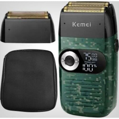 Professional LCD display shaver for men hair cleaning foil shaper electric shaver blade shaving machine electric razor